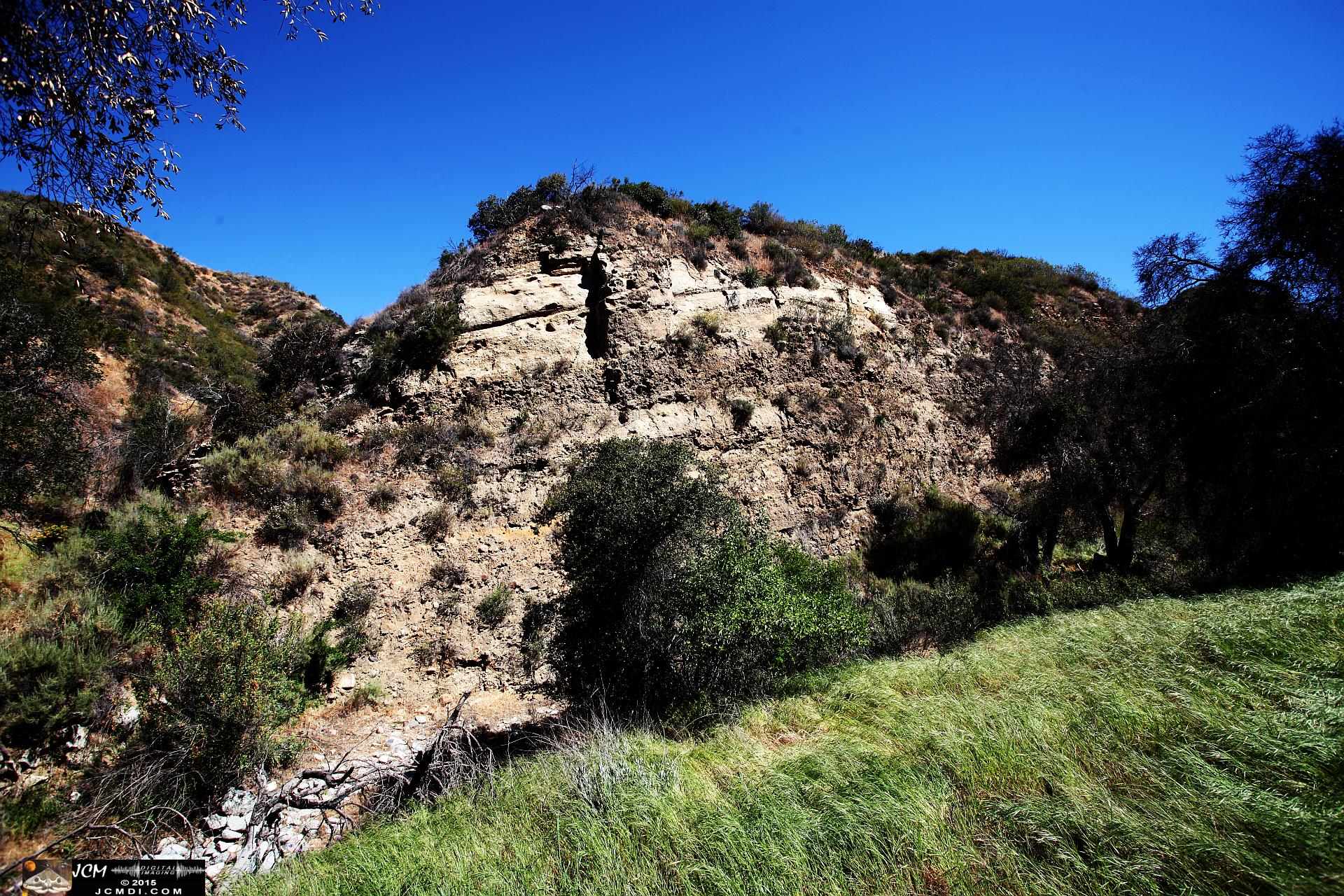 Whitney Canyon Hike canyonside cliffs